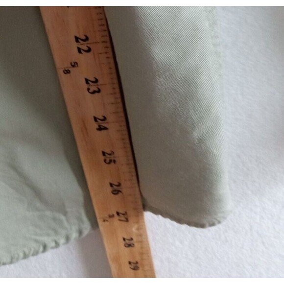 Chinowear Bugle Boy For Her Shirt  Women's Medium Green Button Down VTG - Picture 6 of 8